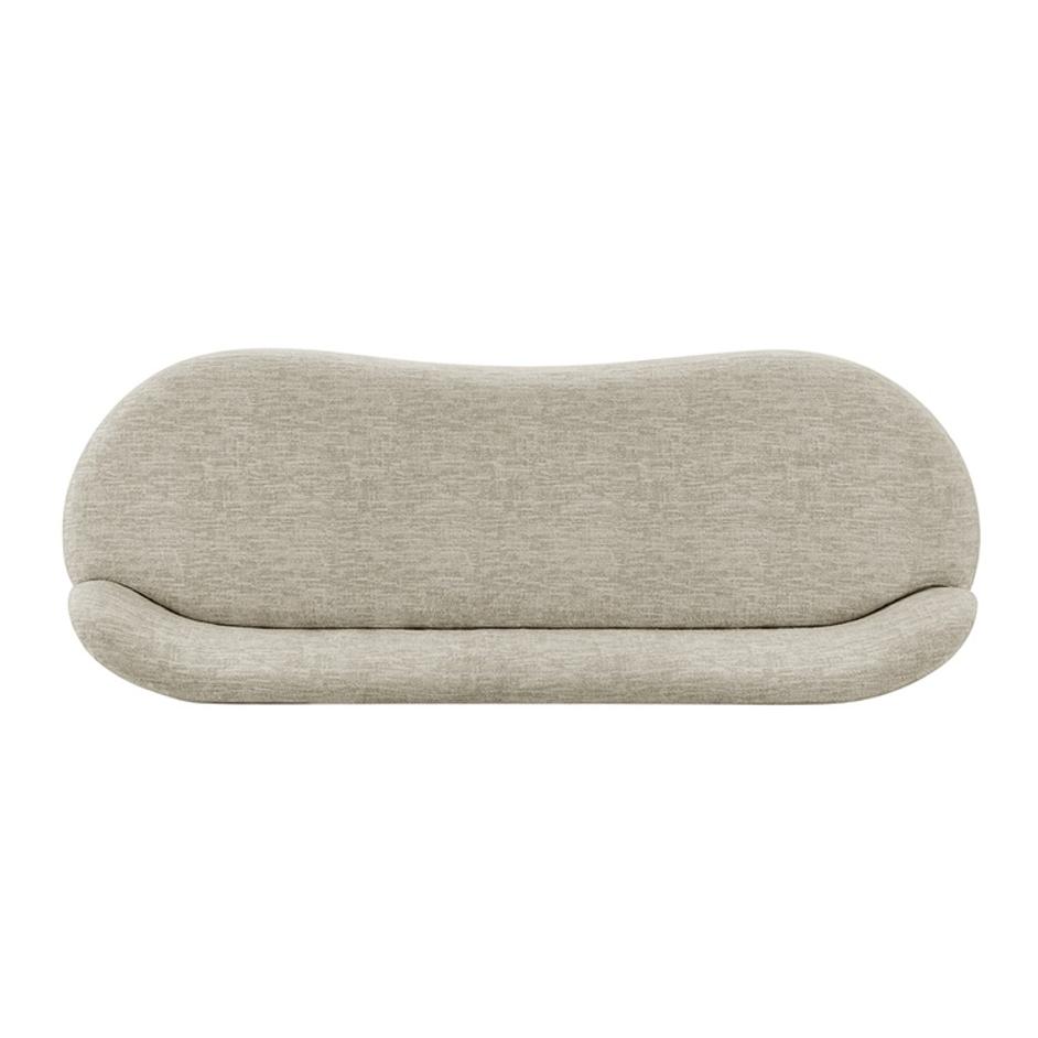 Mandy Fabric Bench, Pasadena Beige by New Pacific Direct