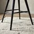 Lewis Swivel Bar Stool in Black Oak by FOUR HANDS