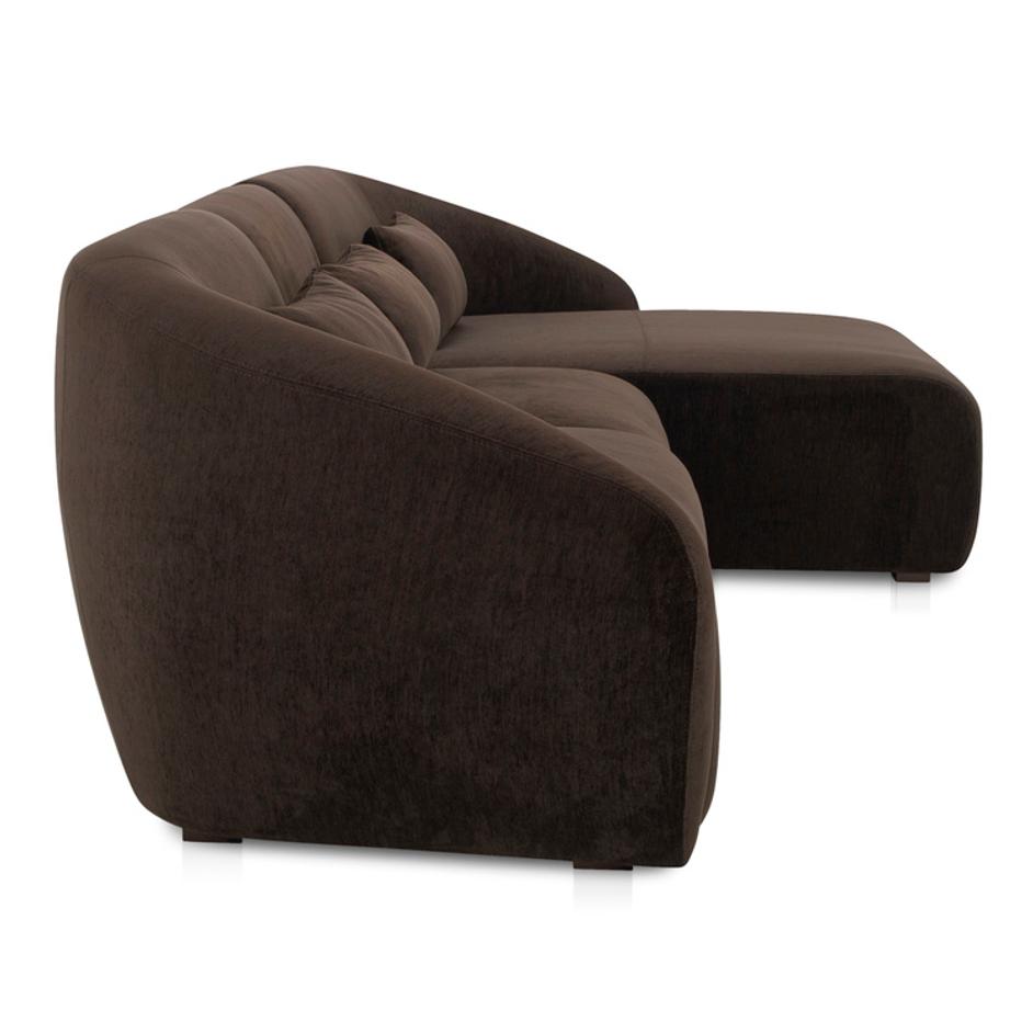 Amelia Lounge Modular Right Sectional Espresso by Moes Home