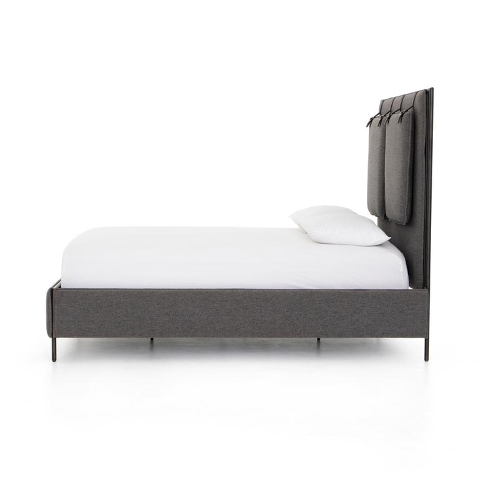 Leigh Bed In San Remo Ash In King by FOUR HANDS