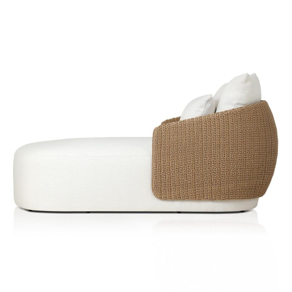 Maven Outdoor Double Chaise - Faux Hyacinth by Four Hands