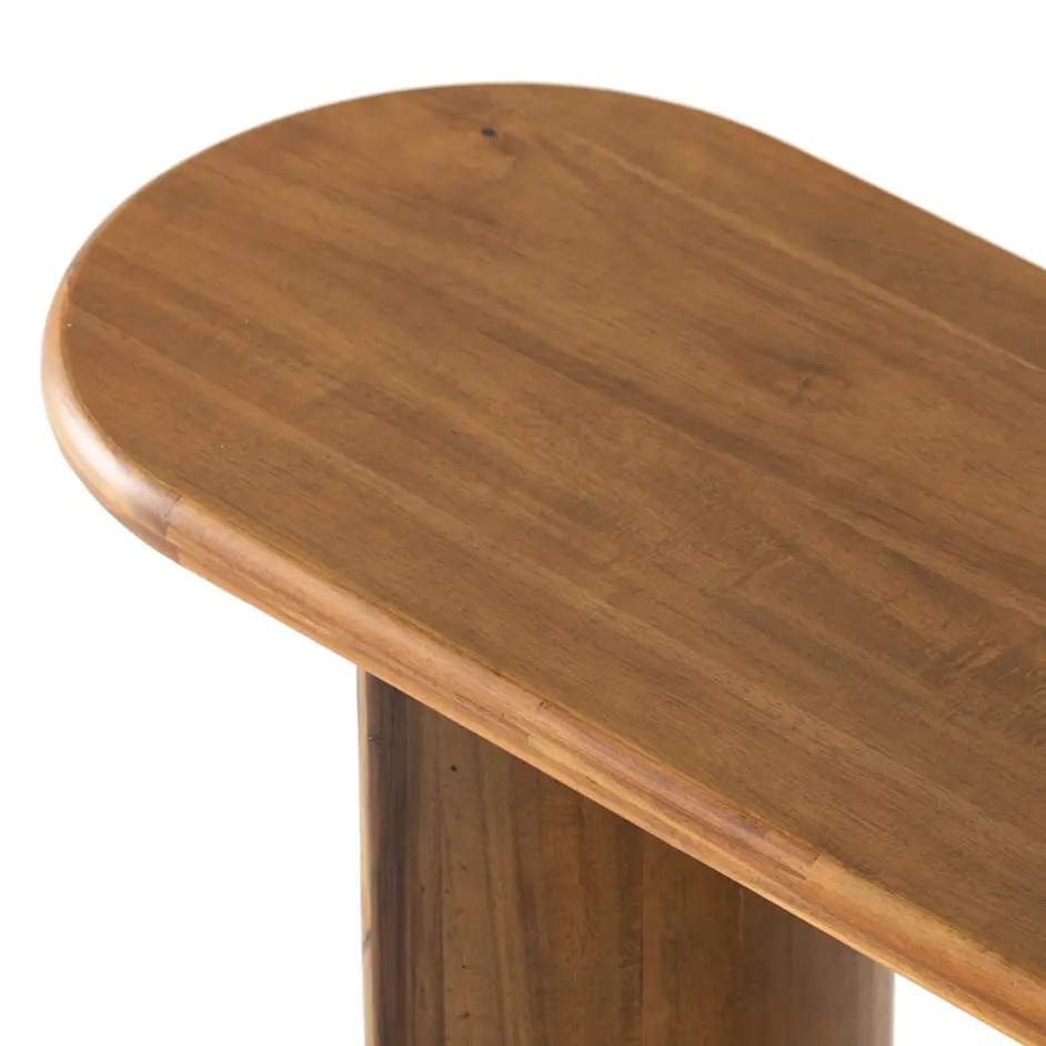 Paden Console Table - Sandy Acacia Solid by Four Hands