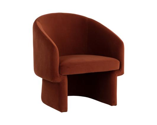 LAURYN LOUNGE CHAIR - MEG RUST by Sunpan