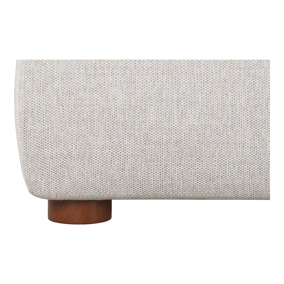 LUZON KING BED TALL HEADBOARD LIGHT GREY by Moes Home