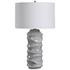Waves Blue & White Table Lamp by Uttermost