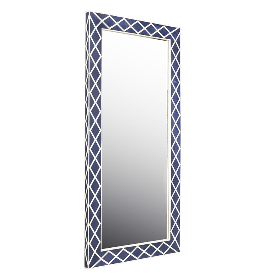 Navy Blue Floor Mirror by Pulaski Furniture