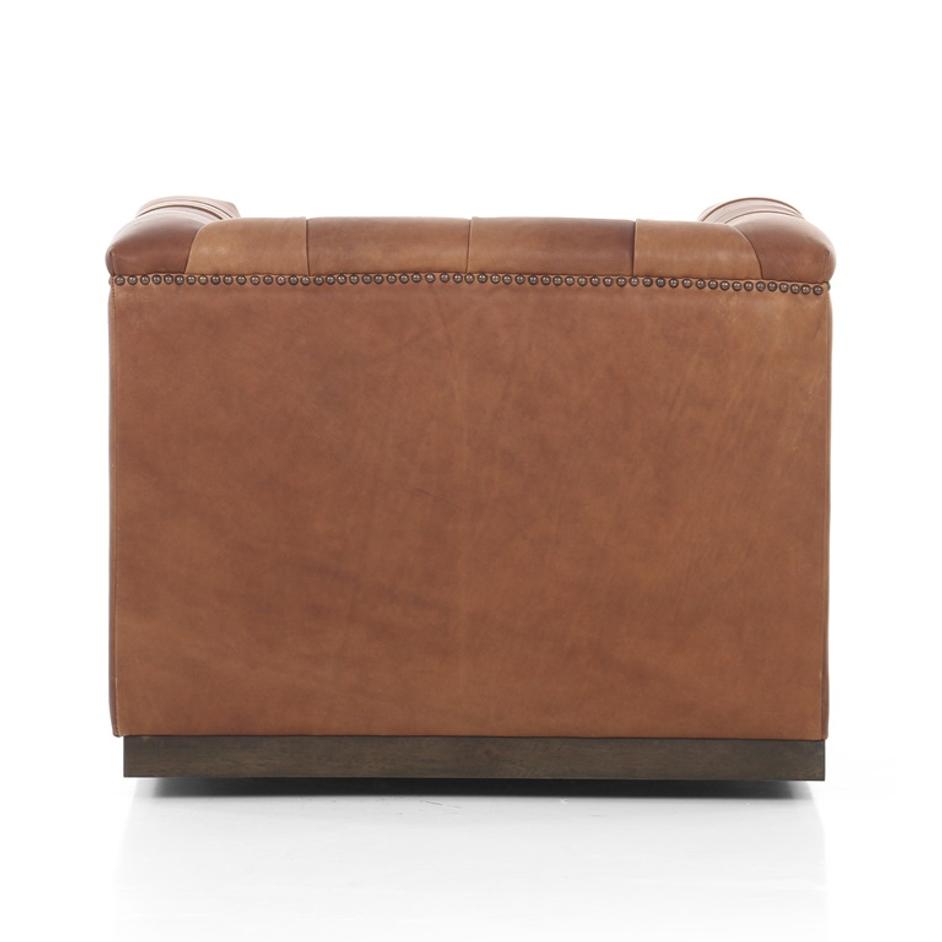 Maxx Swivel Chair In Heirloom Sienna by FOUR HANDS