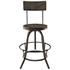 Quentin Wood Bar Stool In Black by Modway Furniture