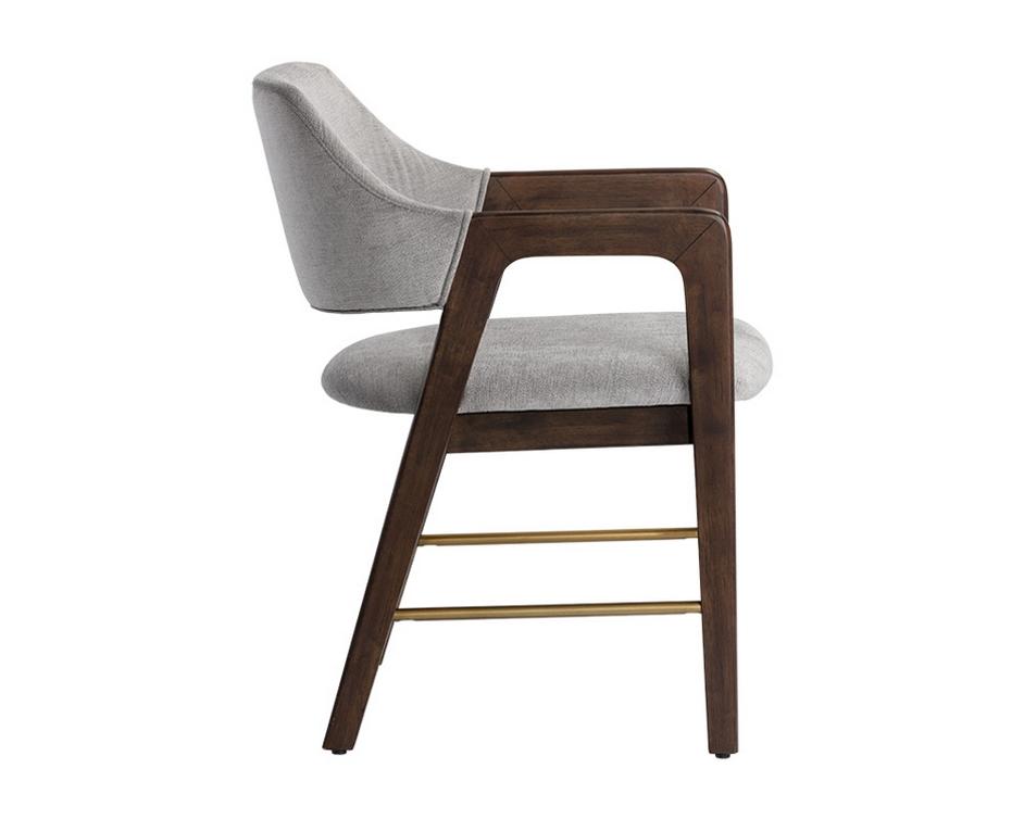 Milton Dining Chair - Polo Club Stone by Sunpan