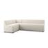 Augustine Dining Banquette, L-Shape - Capri Oatmeal by Four Hands
