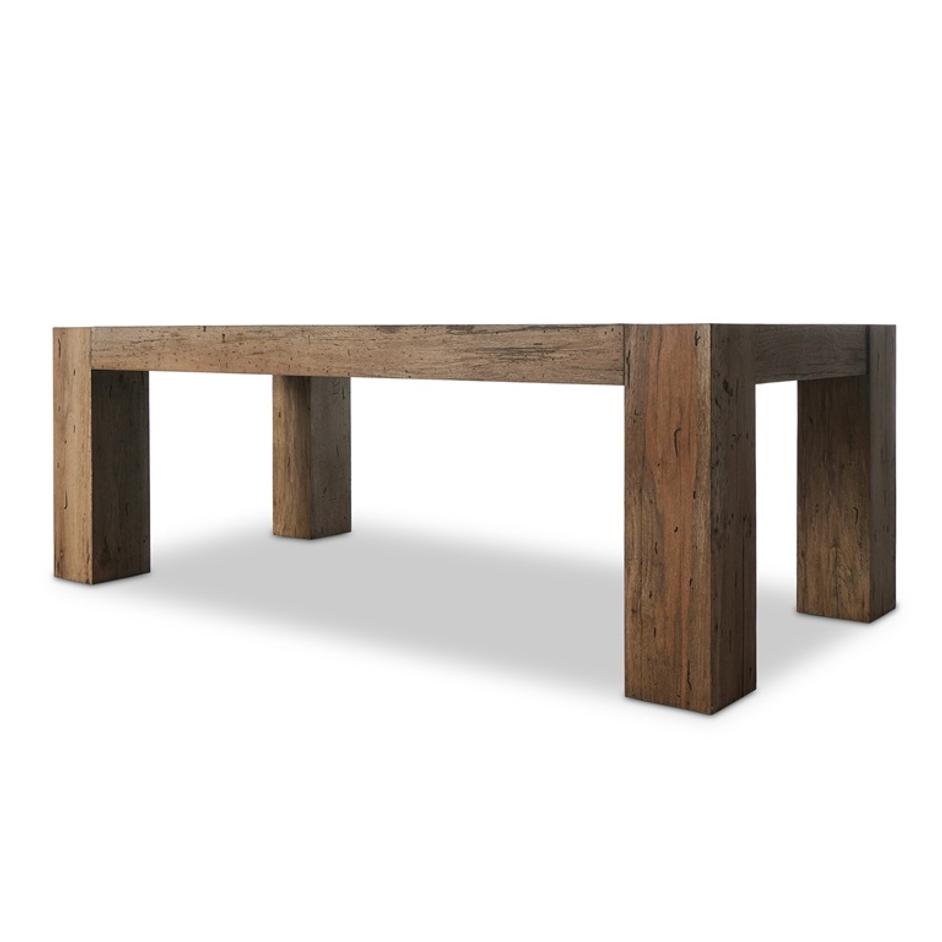 Abaso Dining Table - Rustic Wormwood Oak by Four Hands