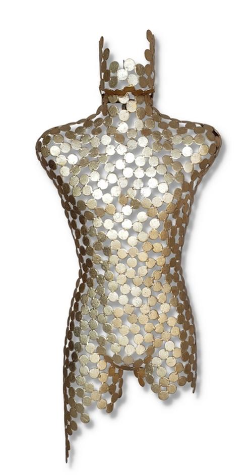 Gold Leaf Male Torso by Urbia Imports