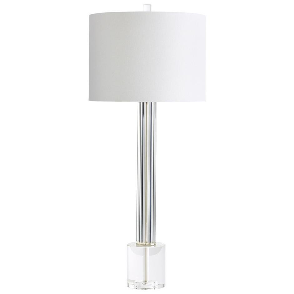 Quantom Table Lamp In Clear by Cyan Design