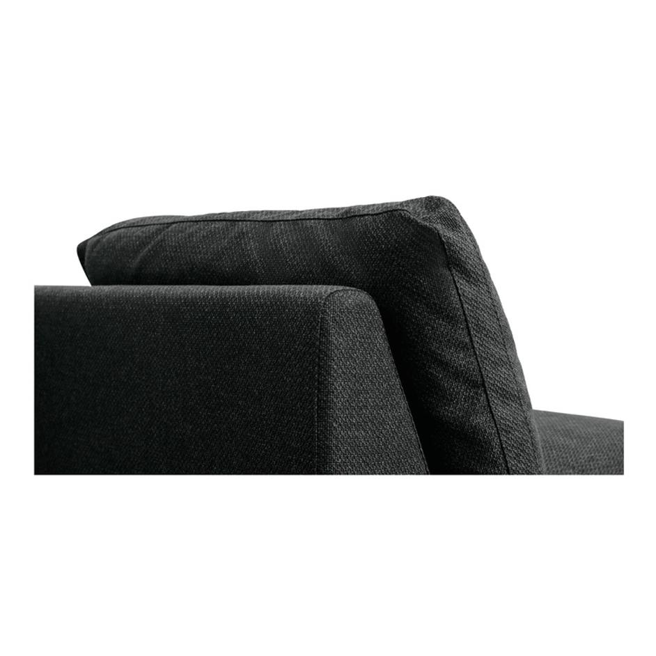 Miles Outdoor Chaise Speckled Charcoal by Moes Home