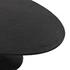 Simone Oval Coffee Table - Raw Black by Four Hands
