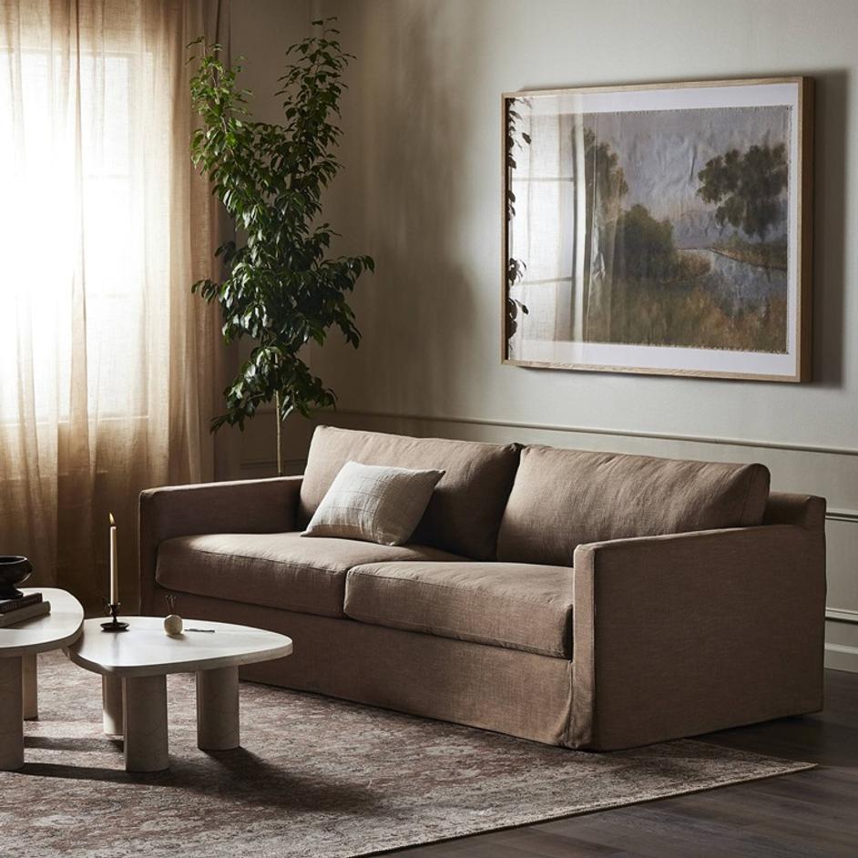 Hampton Slipcover Sofa - Antwerp Cafe by Four Hands
