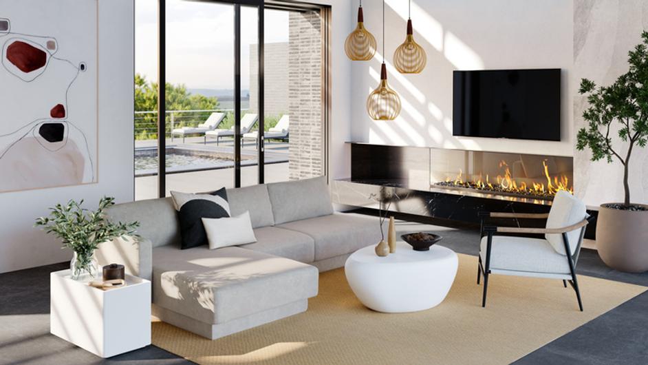 CORVO COFFEE TABLE - SMALL - WHITE by Sunpan