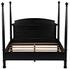 Eastern King New Douglas Mahogany Bed in Hand-Rubbed Black by Noir Furniture