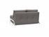 CUBED FULL SOFA BED in MIXED DANCE GREY FABRIC WITH Chrome legs 521 by INNOVATION USA