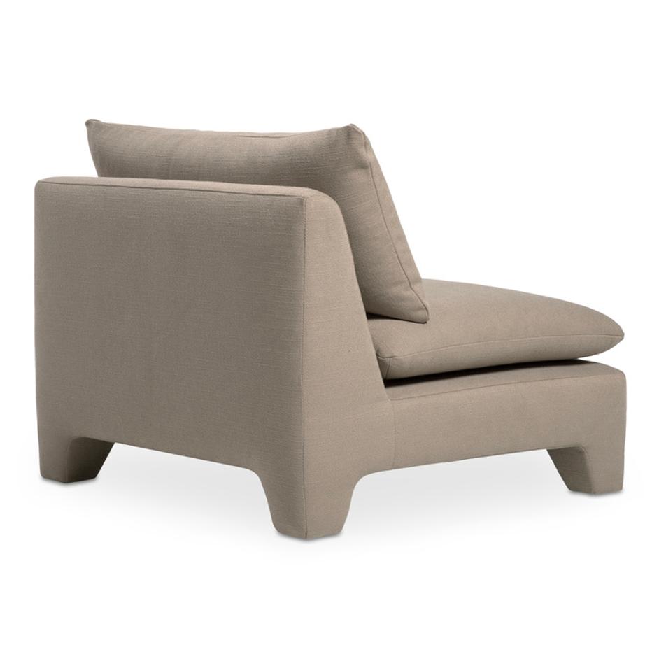 Estelle Lounge Chair Flax by Moes Home