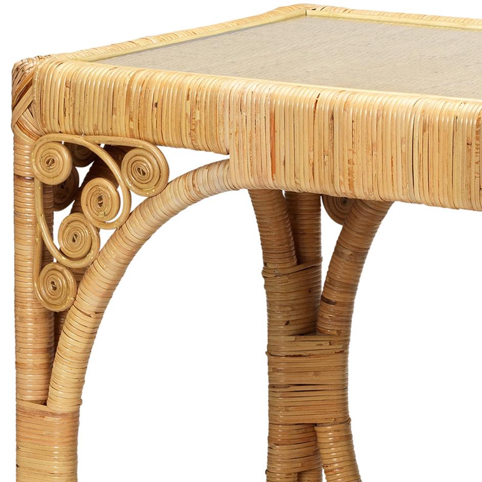 Primrose Rattan Console Table by Jamie Young