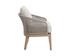 CAPRI LOUNGE CHAIR - DRIFT BROWN - PALAZZO CREAM by Sunpan