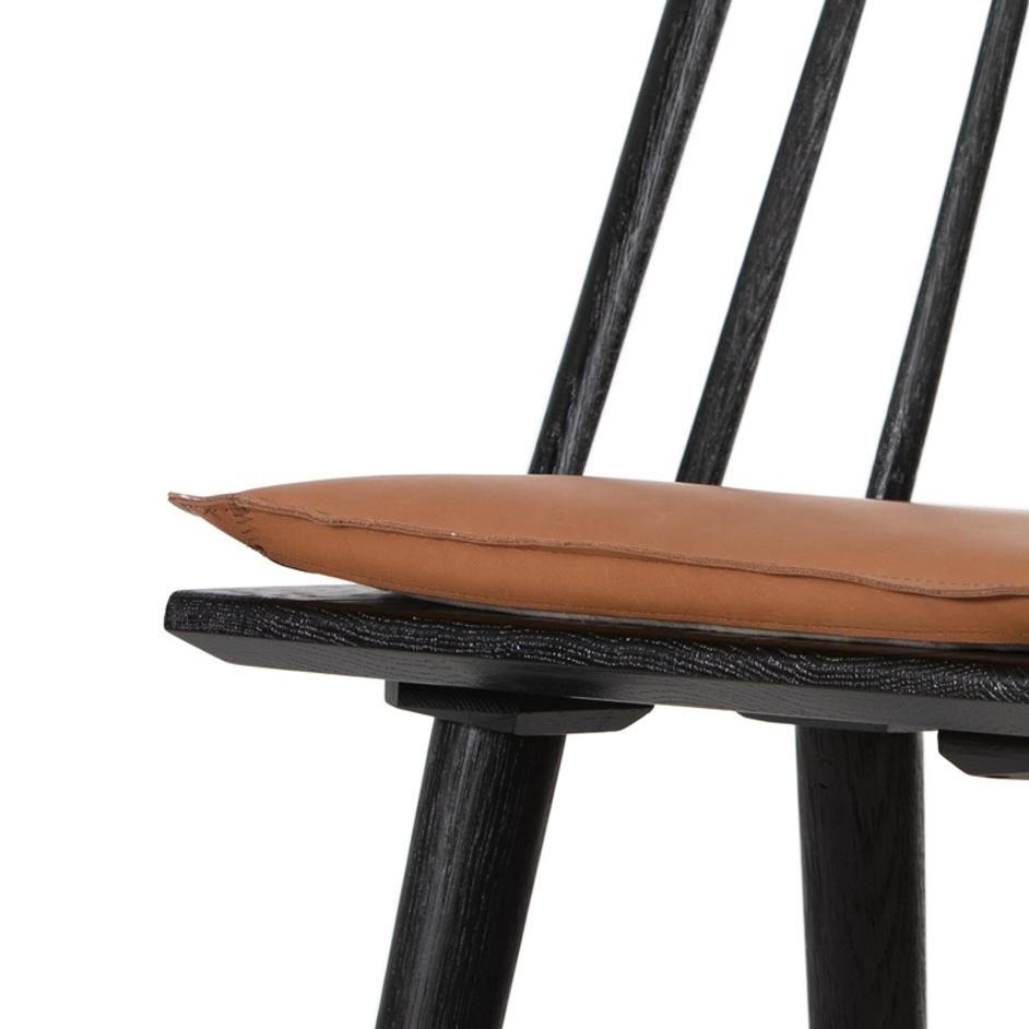 Lewis Windsor Bar + Counter Stool - Whiskey Saddle by Four Hands