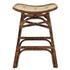 Beyla Rattan Counter Stool In Marble Brown by New Pacific Direct