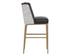 JOPLIN BARSTOOL - CANTINA BLACK / VERA WHITE PEPPER by Sunpan