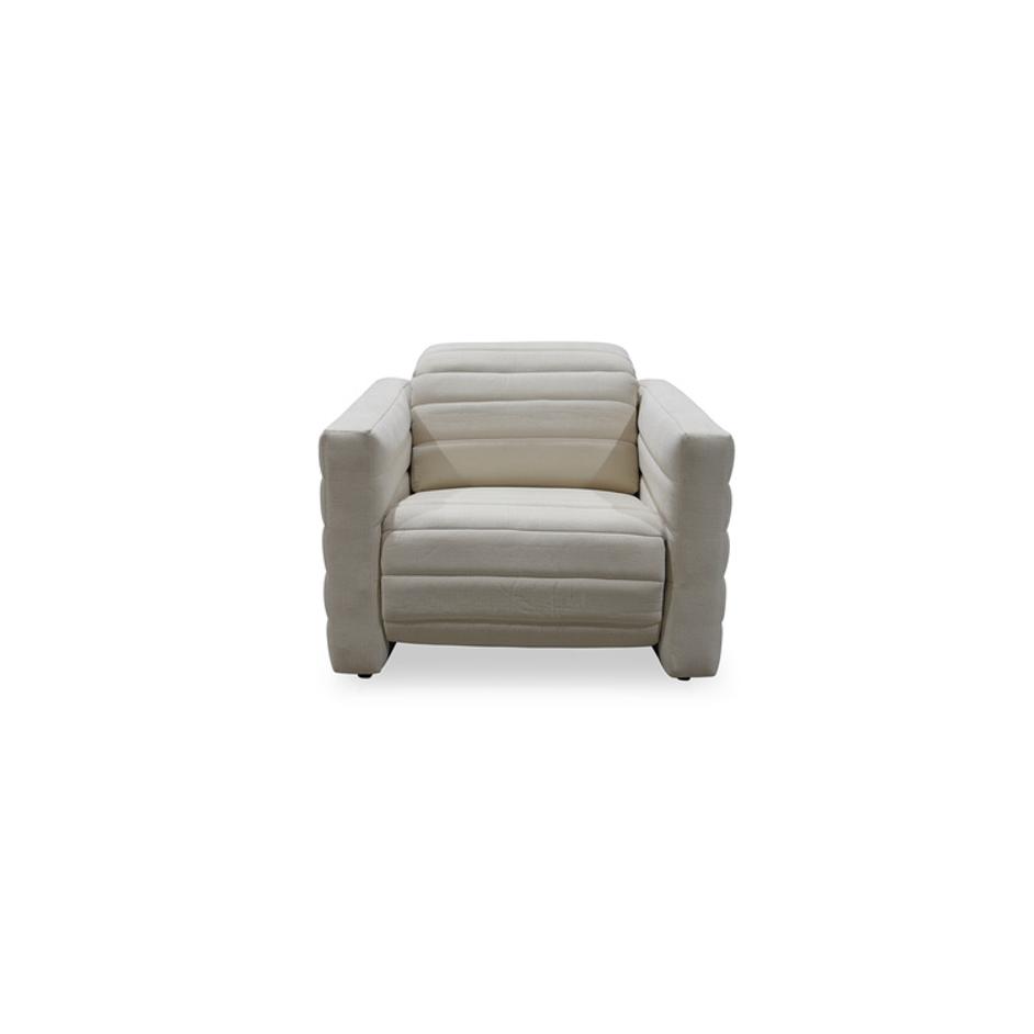 Juno Power Recliner Chair Off White by Moes Home
