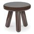 Joy Accent Table Dark Brown Lacquer by Moes Home