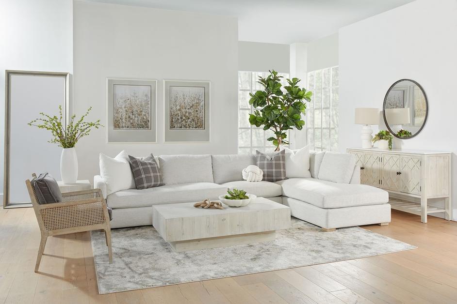 Clara Modular 2-Seat Left Slim Arm Sofa by Essentials For Living