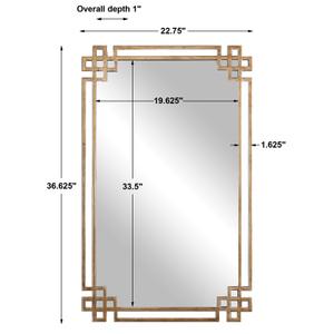 Devoll Antique Gold Mirror by Uttermost