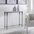 Bourges White Marble Console Table by Uttermost