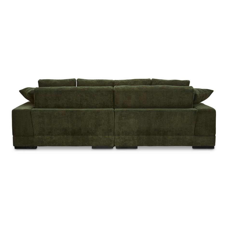 Plunge Sectional Dark Green by Moes Home