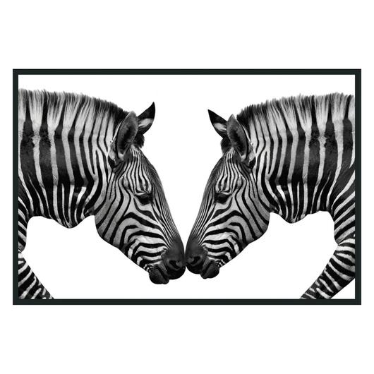 Zebras Photography 48x72 by Classic Home