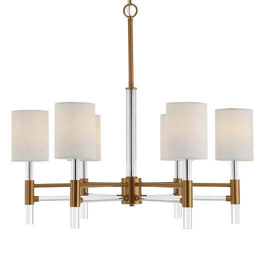 Welkin 6 Light Modern Chandelier by Uttermost