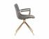 Andres Swivel Dining Armchair - Belfast Koala Grey by Sunpan