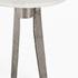 Leyton Accent Table White Marble by Classic Home