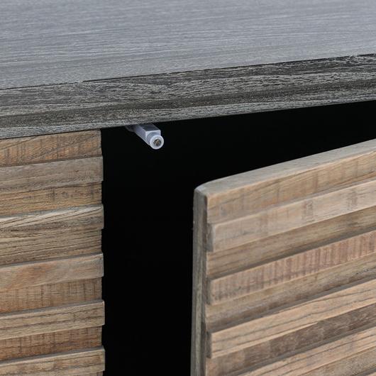 Elodie Elm Wood 4Dr Cabinet by Classic Home