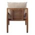 Teramo Rattan Accent Arm Chair In Mid Brown by New Pacific Direct
