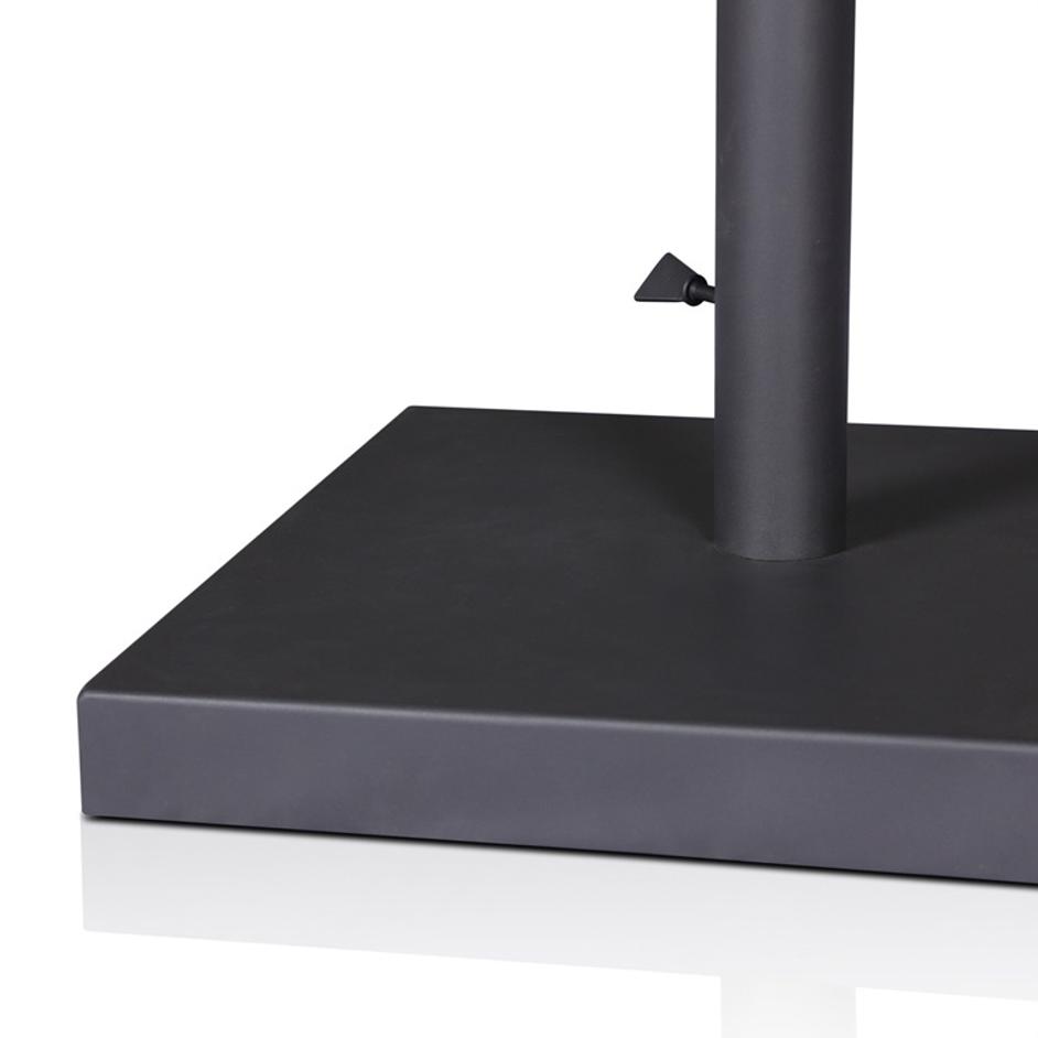 Baska Outdoor Umbrella Stand - Black Stainless Steel by Four Hands