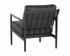 Gilmore Lounge Chair - Black Leather by Sunpan