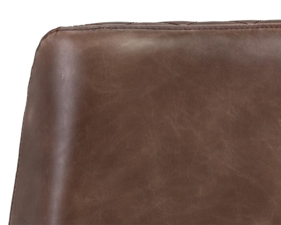 Leighland Barstool - Havana Dark Brown by Sunpan