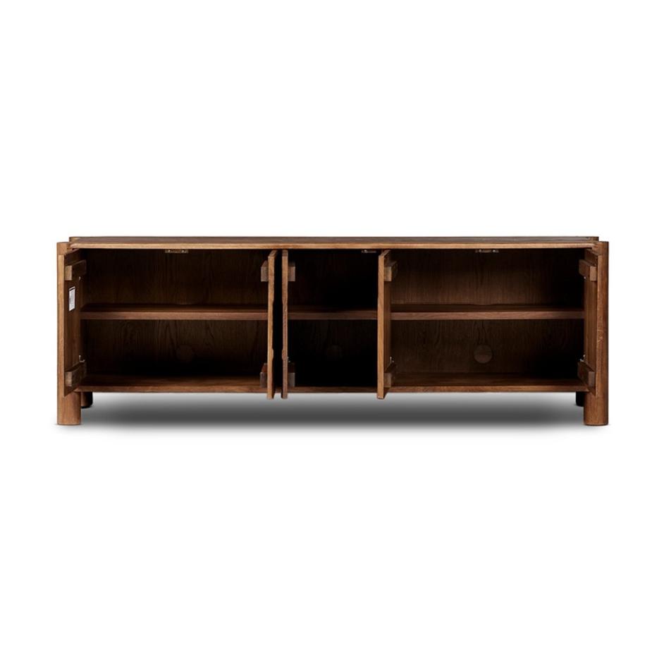 Ezri Media Console - Cocoa Oak by Four Hands