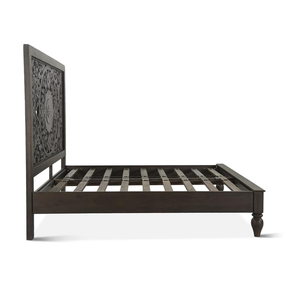 Taj King Bed Vintage Brown by Home Trends & Design