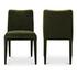 Calla Dining Chair Green Velvet - Set Of Two by Moes Home