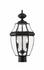 Westover 2 Light Outdoor Post Mount Fixture in Black Finish by Z-Lite