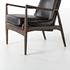 Braden Leather Chair-Durango Smoke by FOUR HANDS