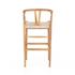 Muestra Bar Stool-Matte Sealed Teak by FOUR HANDS